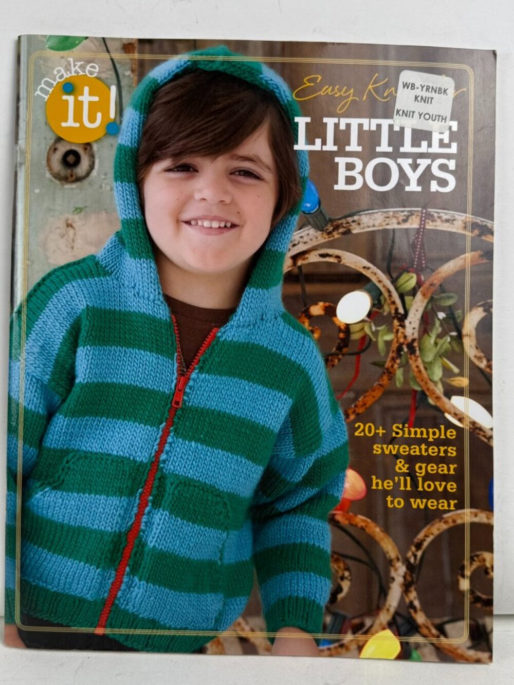 Make It Easy Knits For Little Boys Pattern Book Sweaters & Gear 20+ Designs